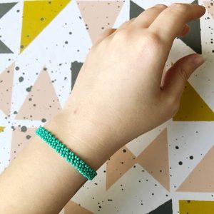 ⚡️SALE Teal Beaded Bracelet
